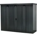 Produktbild: FLORAWORLD Geräteschrank, BxHxT: 228 x 181 x 76 cm (Außenmaß), anthrazit, Stahl - grau