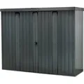 Produktbild: Floraworld Geräteschrank mit Flachdach Anthrazit 226 cm x 81 cm