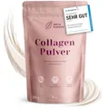 Produktbild: NovaNature Kollagen Pulver 300g Monatspackung - Hochverfügbares Collagen Hydrolysat Peptide Typ 1, 2 und 3 - Geschmacksneutral, Weidehaltung, Biometrisches Kollagen - Sehr Gute Löslichkeit
