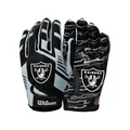 Produktbild: Wilson NFL Stretch Fit Adult Receiver Handschuhe - Team Las Vegas Raiders