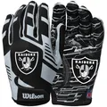 Produktbild: Handschuhe Herren, Wilson NFL Stretch Fit Receivers Gloves, Schwarz
