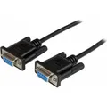 Produktbild: StarTech 2m Black Db9 Null Modem Cable (2 m) (SCNM9FF2MBK)