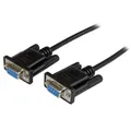 Produktbild: StarTech.com 2m Black DB9 RS232 Serial Null Modem Cable F/F - DB9 Female to Fema