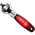 Produktbild: YATO Drehkopfratsche Ratsche Knarre 180° Schwenkkopf 1/4
