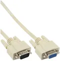 Produktbild: InLine VGA Verlängerung, 15pol HD Stecker / Buchse, 5m