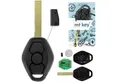 Produktbild: mt-key Schlüsseltasche Auto Funk Schlüssel Fernbedienung HU92R 434MHZ ID48 (Set), für BMW 3er (E46, 99–05), 5er (E39, 99–04), 7er (E38, 99–01), X3 (
