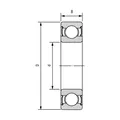 Produktbild: Radnabenlager 6204 2RSH C3 SKF SKF