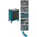 Produktbild: Hazet Werkstattwagen Assistent, Schubladen, flach: 8 x 81 x 522 x 398 mm, Anzahl Werkzeuge: 252, Art.Nr. 179NX-8/252