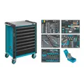 Produktbild: HAZET Werkstattwagen Assistent 179NX-8/252 Schubladen, flach: 8 x 81 x 522 x 398 mm 252-teilig
