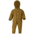 Produktbild: Engel Naturkleidung Overall (1-tlg) Baby Fleece Overall mit Kapuze aus Bio Merinoschurwolle braun 62/68