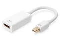 Produktbild: DIGITUS Aktiver Mini DisplayPort Adapter - mini DP zu HDMI - HDMI 2.0 - Displayport 1.2 - UltraHD 4k - 0,2m - Weiß