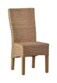 Produktbild: MiaMöbel Esszimmerstuhl 47x97x50 cm Modern Rattan Honig