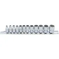 Produktbild: BGS Steckschlüssel-Einsatz-Satz Zwölfkant | Antrieb Innenvierkant 6,3 mm (1/4