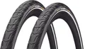 Produktbild: 2x Continental Ride City 42-622 Reflex 28x1.60 Reifen Mantel Decke Fahrradreifen