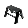 Produktbild: Lucano 1 Step Trittleiter schwarz Metaphys Hocker