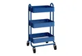 Produktbild: en.casa Küchenwagen, »Pyhäntä« Stahl mit 3 Ebenen Blau