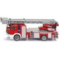 Produktbild: siku Fahrzeug 1841 Feuerwehr Drehleiter, aus Metall/Kunststoff, Maßstab 1:87
