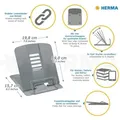 Produktbild: HERMA Leseständer XL Metall weiß