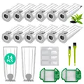 Produktbild: 14 Staubsaugerbeutel für Vorwerk Kobold VK7 FP7 mit 2 Filtern, 6 Duftblöcken,...