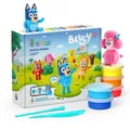 Produktbild: HEY CLAY Bluey & Friends Set 15 Dosen lufttrocknender Ton mit Modellierwerkzeuge