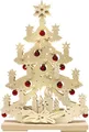 Produktbild: RATAGS LED Schwibbogen kleine Tanne mit roten Kugeln B 32cm/H 48cm/T 5,5cm