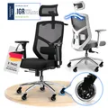 Produktbild: ELITESEATS Bürostuhl Ergonomisch [Kratzerfreie Rollen, Atmungsaktiv] Ergonomischer Schreibtischstuhl | Büro Stuhl 150 kg Belastbar | Computerstuhl