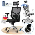 Produktbild: ELITESEATS Bürostuhl Ergonomisch [TESTSIEGER] Kratzerfreie Rollen Atmungsaktiv | Ergonomischer Schreibtischstuhl | Büro Stuhl 150 kg Belastbar | Computerstuhl | Drehstuhl | Home Office Chair Ergonomic