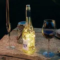 Produktbild: hellum 3x Flaschenlicht mit Timer, Flaschen Licht Warmweiß, 30 LED Lichterkette Batteriebetrieben LED Lichterkette, DIY, Tisch Deko, Weihnachten 524543
