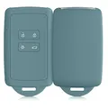 Produktbild: kwmobile Autoschlüssel Hülle kompatibel mit Renault 4-Tasten Smartkey Autoschlüssel (nur Keyless Go) - Silikon Schutzhülle Schlüsselhülle Cover in Antique Stone