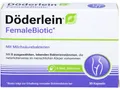 Produktbild: Döderlein Female Biotic Kapseln mit 8 ausgewählten Milchsäurebakterien-Stämmen, 30 St. Kapseln