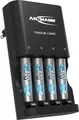Produktbild: ANSMANN Akku Ladegerät für 1-4x AA/AAA Akkus NiMH + 4x AAA Akkus 800mAh