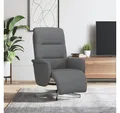Produktbild: vidaXL Relaxsessel, Relaxsessel mit Fußteil Dunkelgrau Stoff