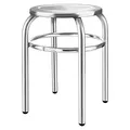Produktbild: Royal Catering - Hocker Edelstahlhocker (29 cm Sitzfläche, 1,6 kg, 43 x 37 cm, hygienisch und modern) Silber