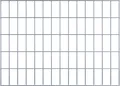 Produktbild: Gitter 5 x 10 cm Maschenweite - Maße: 70 x 50 cm