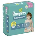 Produktbild: Procter & Gamble Service GmbH Pampers Baby Dry 4 Maxi Windeln, 9-14 kg, Babywindeln mit Auslaufschutz die ganze Nacht, 1 Single Packung = 30 Windeln 8700216754088