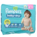 Produktbild: Pampers Baby Dry Windeln Grösse 4  9-14kg 30 Windeln mit Auslaufschutz