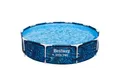 Produktbild: Bestway Framepool Steel Pro™ Frame Pool ohne Pumpe Ø 305 x 66 cm, tropisches Blatt-Desig