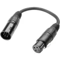 Produktbild: DMX Adapter XLR male 5 Pol auf XLR female 3 Pol 0,2 m | Neu
