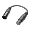 Produktbild: Adam Hall Cables 3 STAR DGF 0020 DMX Adapterkabel 5-pol XLR auf 3-pol XLR 0,2m