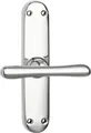Produktbild: GRUNDMANN Fenstertrieb ELEGANT 520 - gerade, ohne VK, Alu poliert, 1 Stück | Fenstergriff