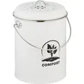 Produktbild: relaxdays Komposteimer mit Geruchsfilter 5,5 Liter - Weiß