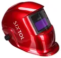 Produktbild: SIXTOL WELDING MASK 2 Solar Schweißhelm Rot 4/9-13 für MIG TIG ARC inkl. Cover