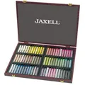 Produktbild: Jaxell Pastellkreide 47772, sortiert, im Holzkoffer, 64 mm lang, 72 Stück