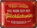 Produktbild: Retro Blechschild, vintage Metallschilder Sprüchen, Shabby Chic Deko Garten