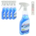 Produktbild: der kleine Handwerker 5 x Scheibenenteiser 500ml in Sprühflasche Auto Eisspray Entfroster Enteiser Enteiserspray Sprühenteiser + Gratis Thermometer