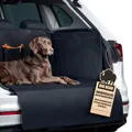 Produktbild: BigDean Universelle Kofferraum Schutzmatte mit Seiten- und Stoßstangenschutz – Schmutz- & Wasserabweisende Kofferraummatte für Hund und Gepäck