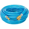 Produktbild: 41407 DruckluftSchlauch 13 mm/10 m PVC Schlauch mit Gewebeeinlage, mit Schnel...