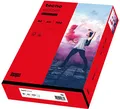 Produktbild: inapa farbiges Druckerpapier, buntes Papier tecno Colors: 80 g/m², A4, 500 Blatt, intensivrot