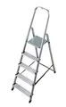 Produktbild: KRAUSE Corda Stehleiter, 5 Stufen, 000729
