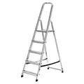 Produktbild: 4009199000729 Krause Corda 5-stufige Aluminium-Leiter Krause
